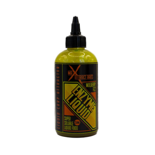 Mulberry Fizz Enzyme Liquid enzyme carp bait liquid in Max Attract Baits packaging