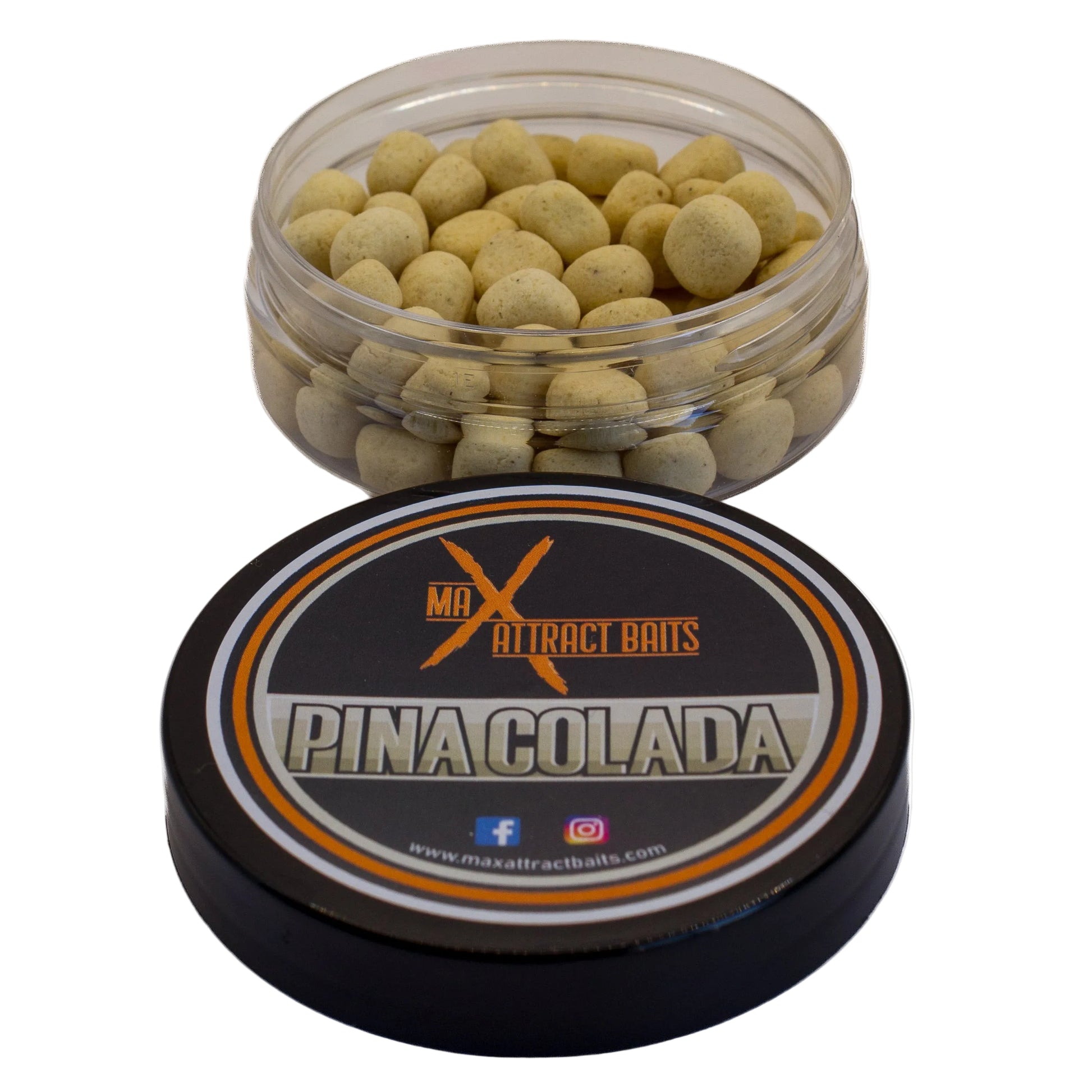 Pinacolada corn toppers - corn shaped hookbaits by max attract baits